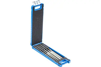PFERD 51108 - Diamond handy file set 5-piece 8 1/2" D126 (medium) shank forged/can be used without a