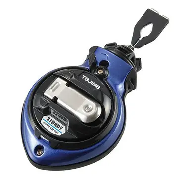 TAJIMA CR212SFB - Chalk-Rite STURDY .5mm Ultra Thin Chalk Line Blue - 100ft