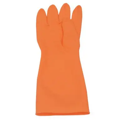 Honeywell AK1815/O/9 Latex Gloves, Size 9, Powder-free, Orange