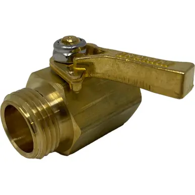 Reelcraft S261447 - 3/4" NPT(F) x 3/4" GHT(M) Garden Hose Valve for 7000 Series Hose Reels