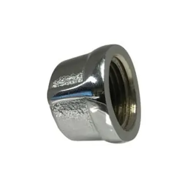 Midland Industries 45472 - Cap, 3/8", Bronze, Chrome-Plated