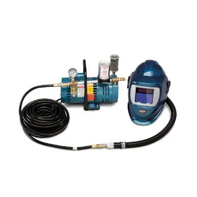 ALLEGRO 9248-01 - 1-Worker SAR Shield w/ Blue Helmet System w/ 50‘ Hose