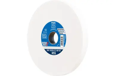 PFERD 61724 - Vitrified Bench Wheel, HSS, 8" x 3/4 x 2, 60 Grit, Aluminum Oxide