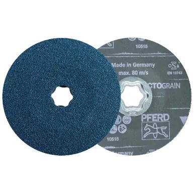 PFERD 40378 - COMBICLICK Fibre Disc dia. 125 mm VICTOGRAIN 80 maximum performance on Steel (25pk)