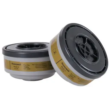 Honeywell N75001L Gas and Vapor Cartridges, Cartridge/Filter, Organic Vapor