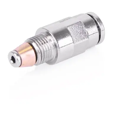 GRACO 17L441 - CSP Outlet Fitting - G-Lock Push-To-Connect Stud - 1/4" Hose Stud x M10 w/ Check