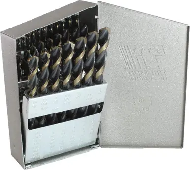Triumph 099856 T17HD Size Ranger 1/16"-1/2" by 64ths High Speed Steel Drill Set