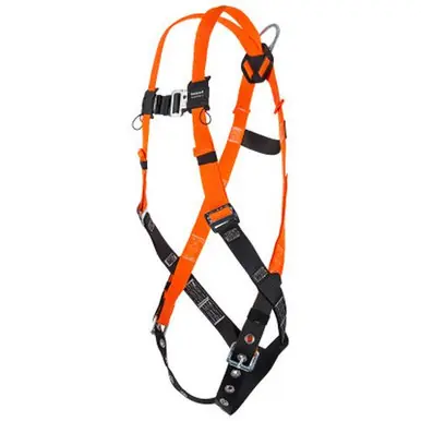 Honeywell T4500/UAK Titan Full-Body Harnesses, Back D-Ring, L/XL, Mating Chest/Shoulders