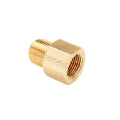 Midland Industries 120-82 - Pipe Adapter, 1/2" FPT x 1/8" MPT, 1.09", Brass