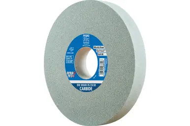 PFERD 61698 - Vitrified Bench Wheel, CARBIDE, 12" x 1-1/2 x 3, 80 Grit, Silicon Carbide