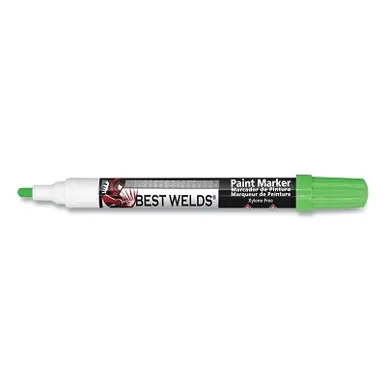 BEST WELDS 900-PAINTMKR-GRN - Feltip Paint Marker Green Best Weld (12pk)