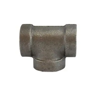 Midland Industries 69251 - Tee, 1/4" FPT x 1/4" FPT x 1/4" FPT, Iron, Black, XH Schedule, 300 lb