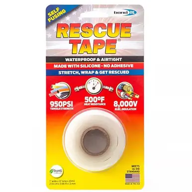 Rescue Tape RT12012BCL - Clear 1" x 12 ft. Silicone Tape