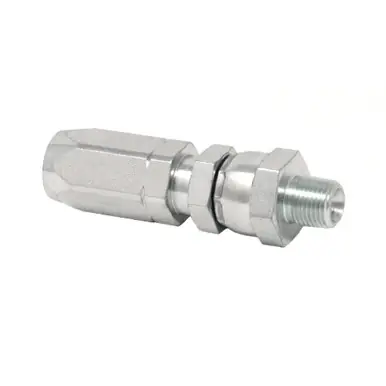 GRACO 128565 - Field-Installable Swivel Hose End Fitting - 1/4" ID Hose, 1/8" NPT Male, 2750 PSI