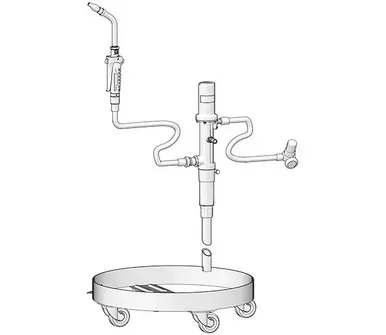 GRACO 2000727 - Fast-Ball 100 Pump Mobile Oil Dolly Package, 150 PSI