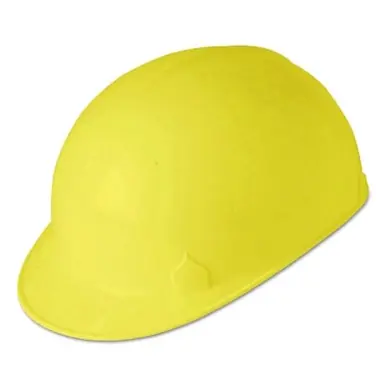 Jackson Safety 14809 BC 100 Bump Cap, 4-Point Pinlock, Front Brim, Yellow