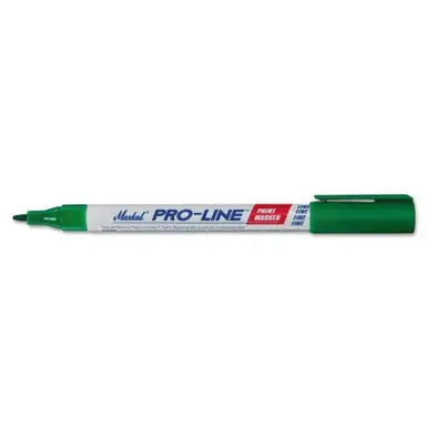 MARKAL 96876 PRO-LINE Fine Point Paint Markers, 1/16 in Tip, Fine, Green