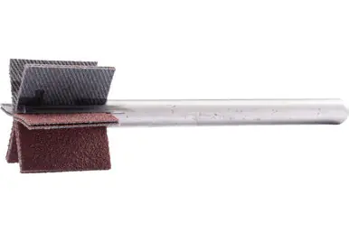 PFERD 46414 - Bore polisher, 1" x 3/4, 1/4" shank, 120 Grit, Aluminum oxide (10pk)
