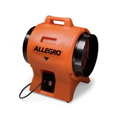 ALLEGRO 9539-12DC - 12″ Axial DC Industrial Plastic Blower