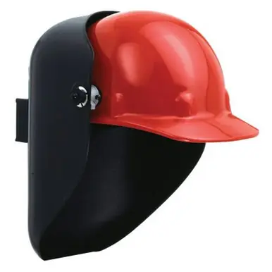 Honeywell 4906BK Protective Cap Welding Helmet Shells, 10, Black, 2" x 4 1/4"