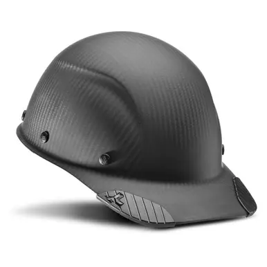 LIFT HDCM-17KG - DAX Carbon Fiber Cap-Style Brim Hard Hat (Matte Black)