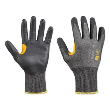 Honeywell 22-7518B/10XL CoreShield A2/B Coated Cut Resistant Glove, 10/XL, MF, 18G, Black (10pk)