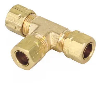 GRACO 556637 - Professional-Grade Brass Union Tee Fitting, 5/16 Tube