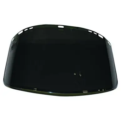 Jackson 29086 F40 Propionate Face Shields, 915-63, Green-Dark, 15 1/2 in x 9 in