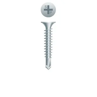 Strong-Point D1060Z - 10-16 x 6" Bugle Head Self-Drilling Screw, Zinc 500ct