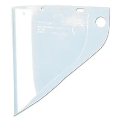 Honeywell 4199CLBP High Performance Faceshield Windows, Clear/Clear, Extended View, 19-3/4" W x (50pk)