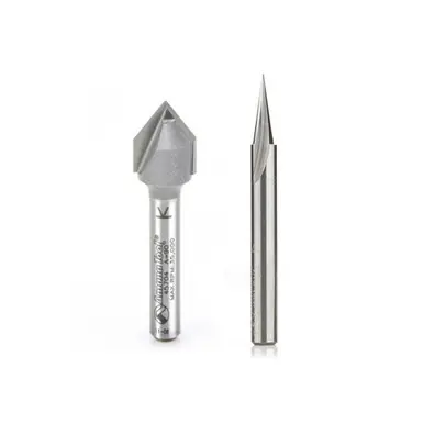 Axiom ABS205 - 2pc. CNC Sign-Making Bit Set