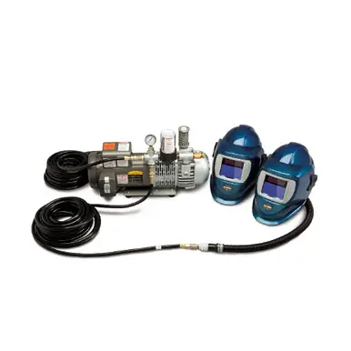 ALLEGRO 9248-02 - 2-Worker SAR Shield w/ Blue Helmet System w/ Two 50‘ Hoses