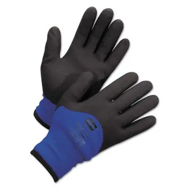 Honeywell NF11HD/10XL NorthFlex Cold Grip Coated Gloves, X-Large, Black/Blue