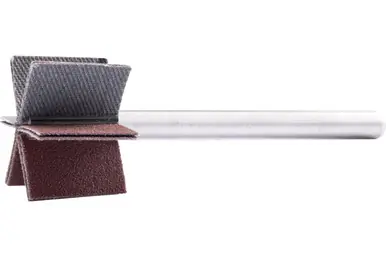 PFERD 46417 - Bore polisher, 1-3/16" x 3/4, 1/4" shank, 150 Grit, Aluminum oxide (10pk)