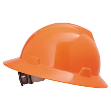 MSA 477477 V-Gard Protective Cap, Fas-Trac Ratchet, Cap, White, Small