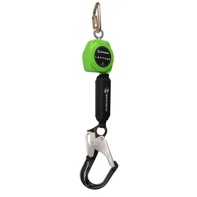 Safewaze 024-5421 - Latitude 11‘ Single Web SRL-P Carabiner, Alu Rebar Hook