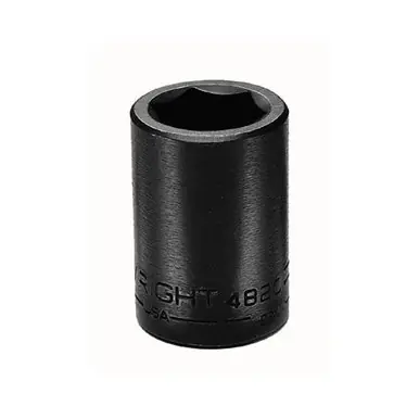 Wright Tool 4824 1/2" Drive 6 Point Standard Impact Socket - 3/4"