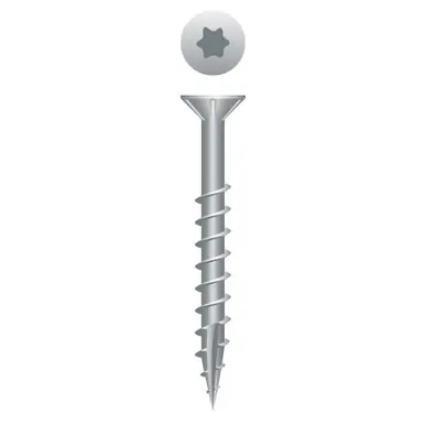 Strong-Point XT1031SS - 10 x 3-1/2" Flat Head w/ Nibs 305SS Screw, Type ‘17‘ 1000ct