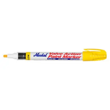 MARKAL 96804 Valve Action Paint Markers, Aluminum, 1/8 in, Medium (24pk)