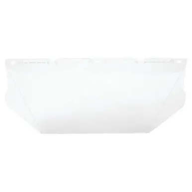 MSA 10115836 V-Gard Accessory System General Purpose Visors, Clear, Contoured, 17" x 8"