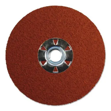 WEILER 69881 Tiger Ceramic Resin Fiber Disc, 4 1/2" Dia, 5/8"-11 Arbor, 36 Grit