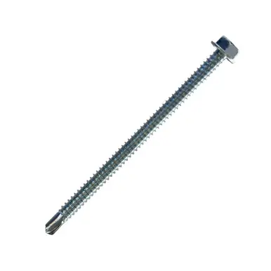 Strong-Point H1472 - 14-14 x 4-1/2" Hex Head Self-Drilling Screw, Zinc 500ct