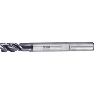 PFERD 23003037 Chamfered End Mill, 4-flutes, 1/4" Dia, 1/2" APMX, 2-1/2" OAL, Weldon shank