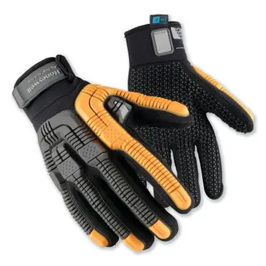 Honeywell 42-623BO/10XL Rig Dog Mud Grip Gloves, ANSI A6, Hook and Loop Cuff, 10/XL