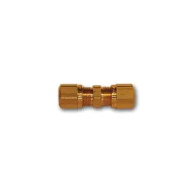 Midland Industries NT62-4 - Union, 1/4" Tube OD x 1/4" Tube OD, Brass