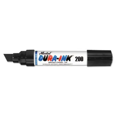 MARKAL 96914 Dura-Ink 15 Markers, 5/8 in Tip, Felt, Green