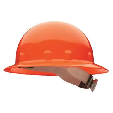 Honeywell E1RW03A000 - SuperEight Full Brim Hard Hat, 8-Pt Ratchet, Orange