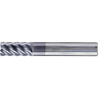 PFERD 23003064 Square End Mill, 6-flutes, 1/2" Dia, 1" APMX, 3" OAL, Cyl. Shank