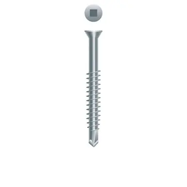 Strong-Point T1QZ - 6-20 x 1-5/8" Trim Head Self-Drilling Screw, Zinc 5000ct