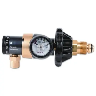 Western RP320100 CO2 Piston Regulator, 100 PSI